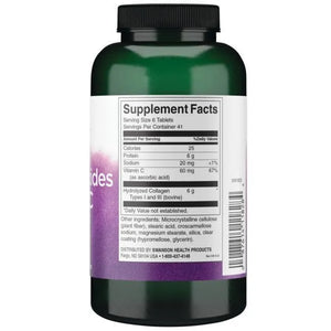 Hydrolyzed Collagen Peptides + Vitamin C - 1000 mg - N250 - Swanson - Papildai