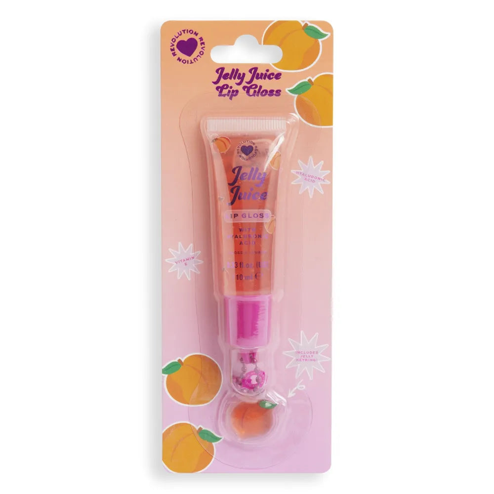 I HEART REVOLUTION Jelly Juice Lip Gloss - Persikas 10 ml - Kosmetika