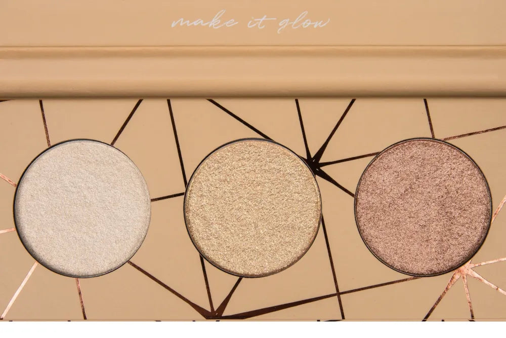 IBRA Eyeshadow Palette Glow Trio 1vnt - Kosmetika