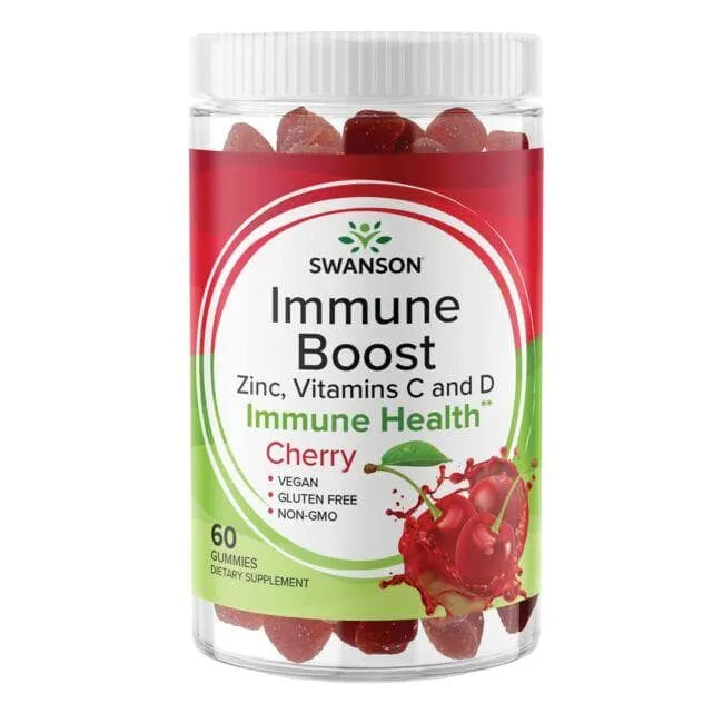 Immune Boost Gummies with Zinc Vitamins C and D - N60 - Swanson - Papildai