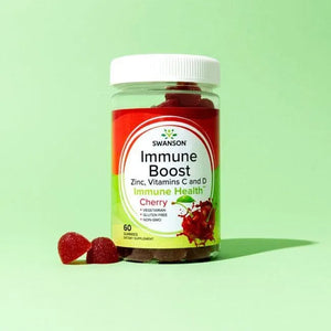 Immune Boost Gummies with Zinc Vitamins C and D - N60 - Swanson - Papildai