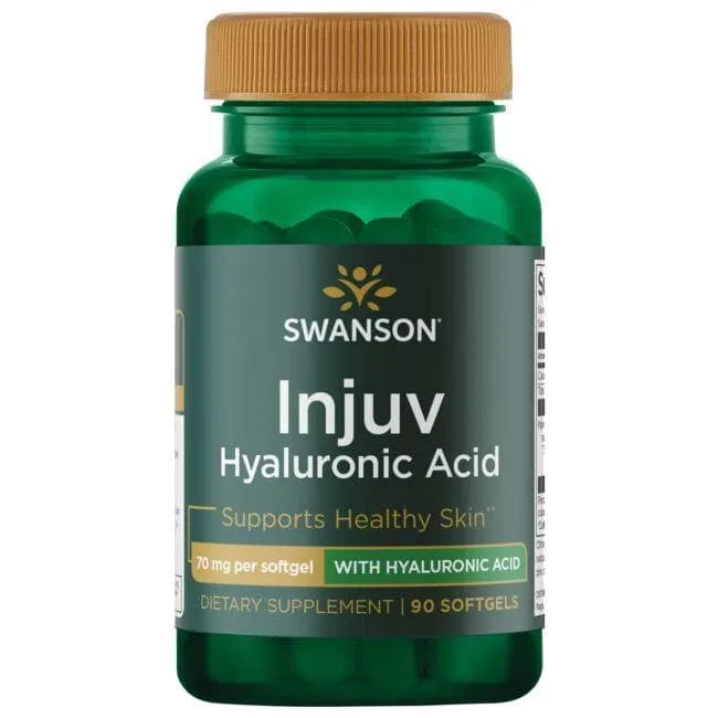 Injuv Hyaluronic Acid - Hialurono rūgštis - 70 mg - N90 - Swanson - Papildai