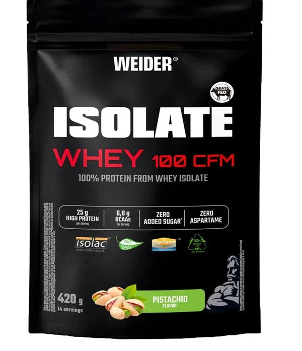 Isolate Whey 100 CFM Pistachio - 420g - Weider - Sporto papildai
