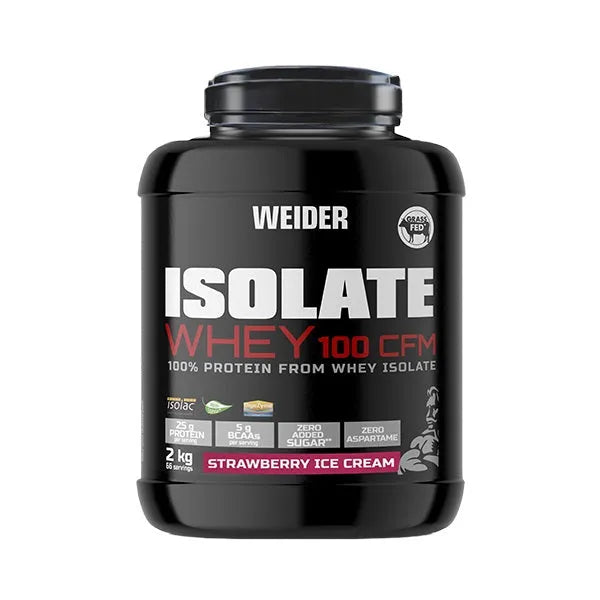 Isolate Whey 100 CFM Strawberry Ice Cream - 2000g - Weider - Sporto papildai