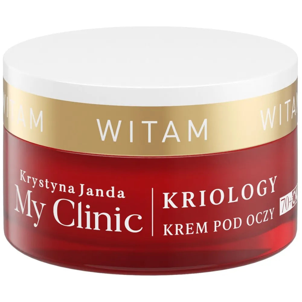JANDA My Clinic Kriology 70+ Akių kremas mažinantis raukšles ir atjauninantis išvaizdą - Japonų orchidėja peptidai 15ml