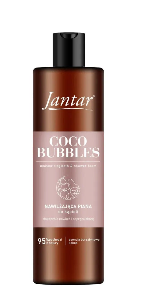 JANTAR Moisturizing Bath Foam with amber essence and coconut - Coco Bubbles 400 ml - Kosmetika