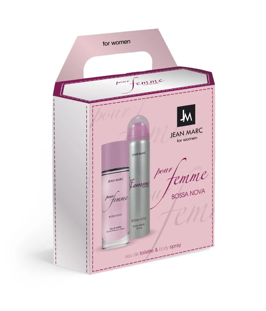 JEAN MARC Bossa Nova Pour Femme Moteriška dovanų rinkinys - tualetinis vanduo 50 ml + dezodorantas 75 - Kosmetika