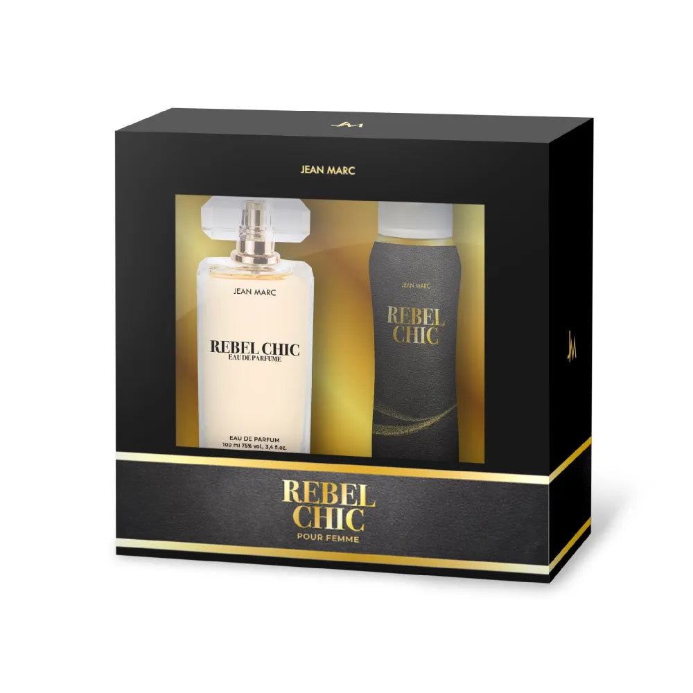 JEAN MARC Rebel Chic Women’s Gift Set (Eau de Parfum 100ml + Spray Deodorant 150ml) - Kosmetika