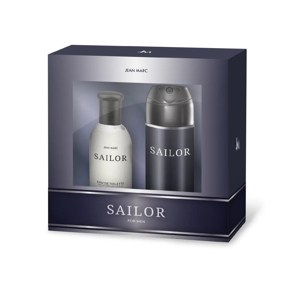 JEAN MARC Sailor Men’s Gift Set (100 ml Eau de Toilette + 150 Spray Deodorant) - Kosmetika