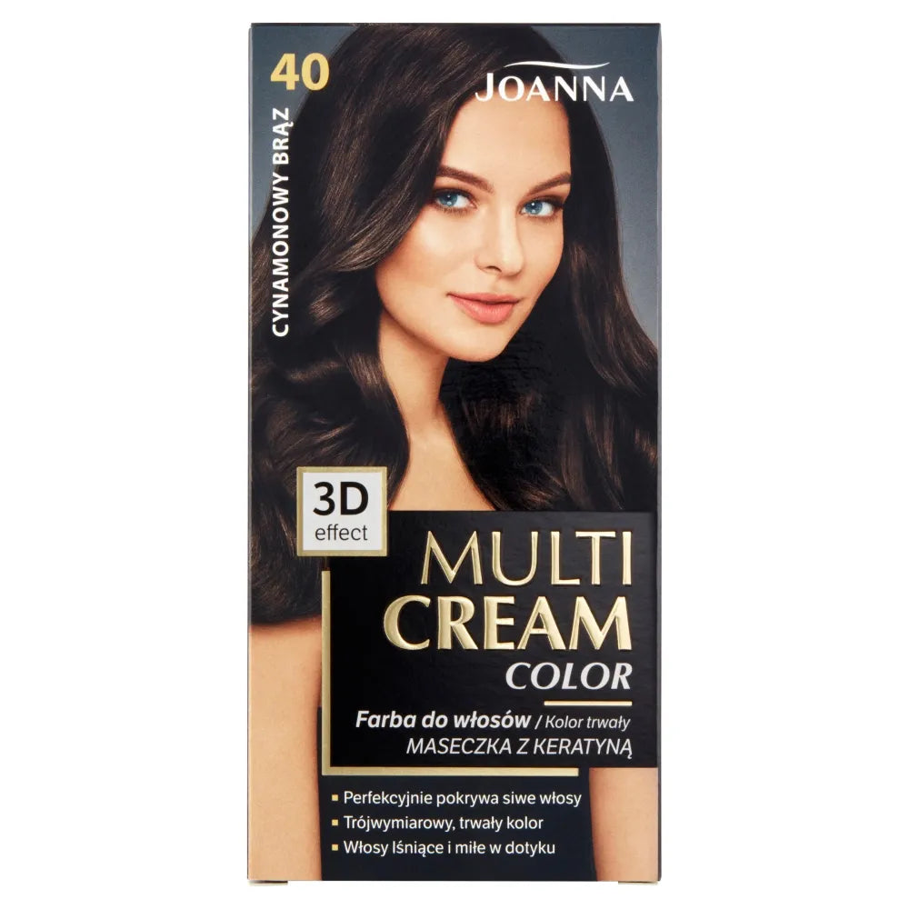 JOANNA MULTI CREAM Spalva 40 cinamonų ruda - Kosmetika