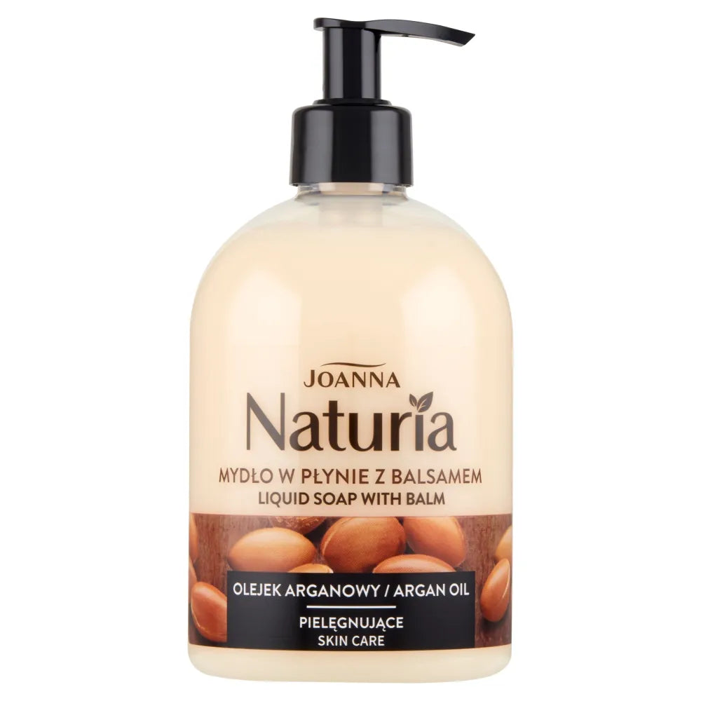 JOANNA NAT. Skystas muilas su ARGAN balzamu 500ml - Kosmetika