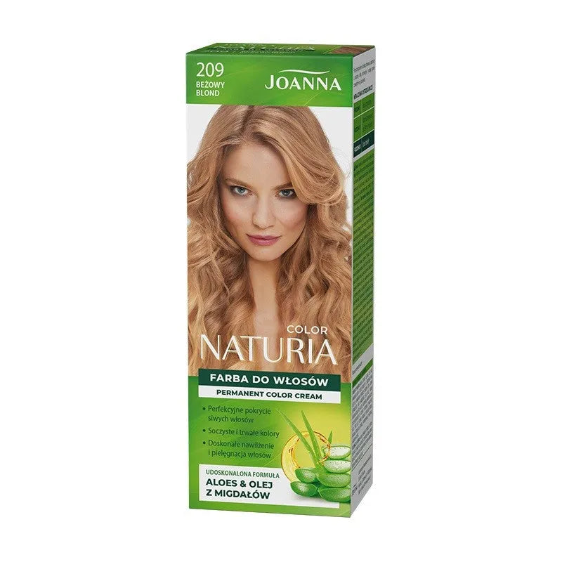 Joanna Naturia Color plaukų dažai Nr. 209 - šviesiai blondinė 1op. - Kosmetika