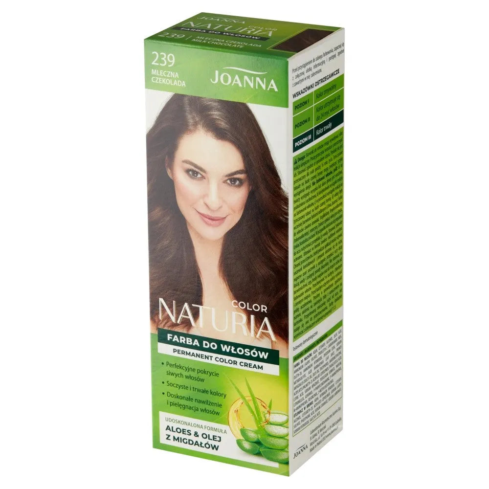 Joanna Naturia Color Plaukų dažai Nr. 239 - Pieno šokoladas 1 vnt. - Kosmetika