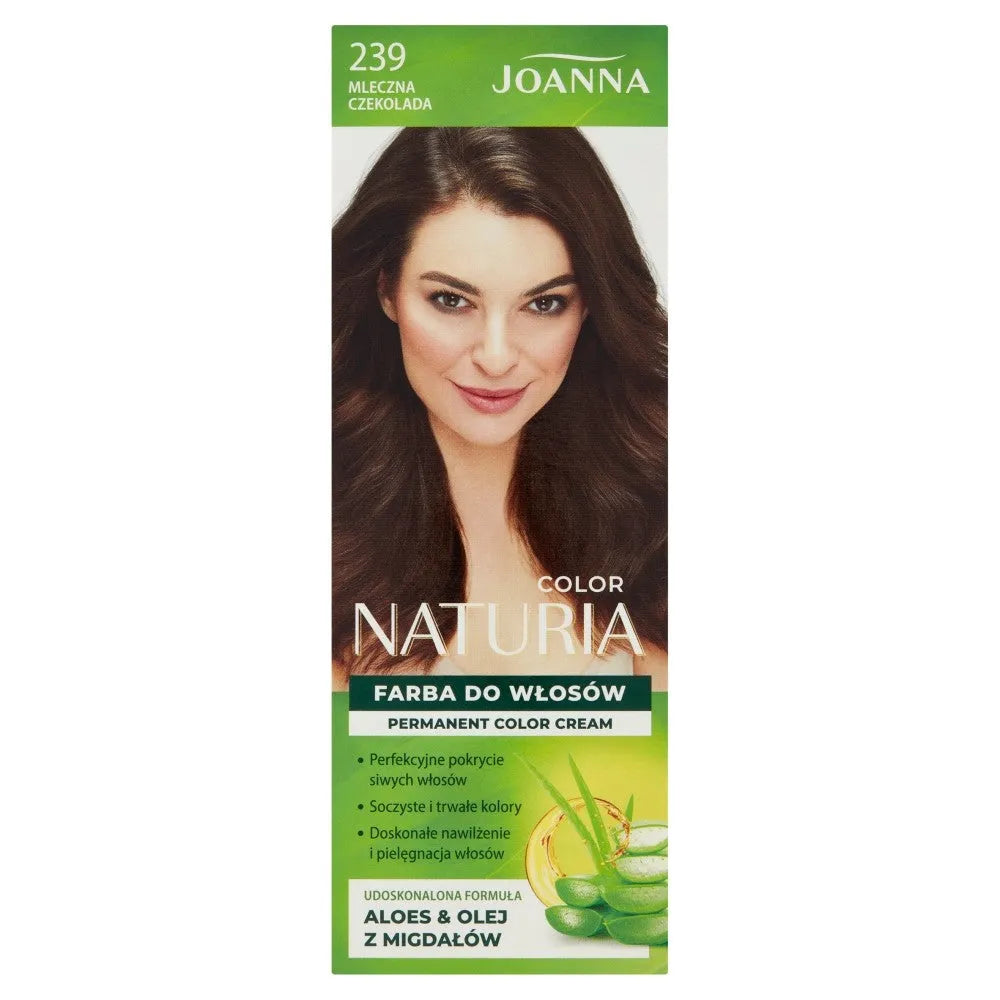 Joanna Naturia Color Plaukų dažai Nr. 239 - Pieno šokoladas 1 vnt. - Kosmetika