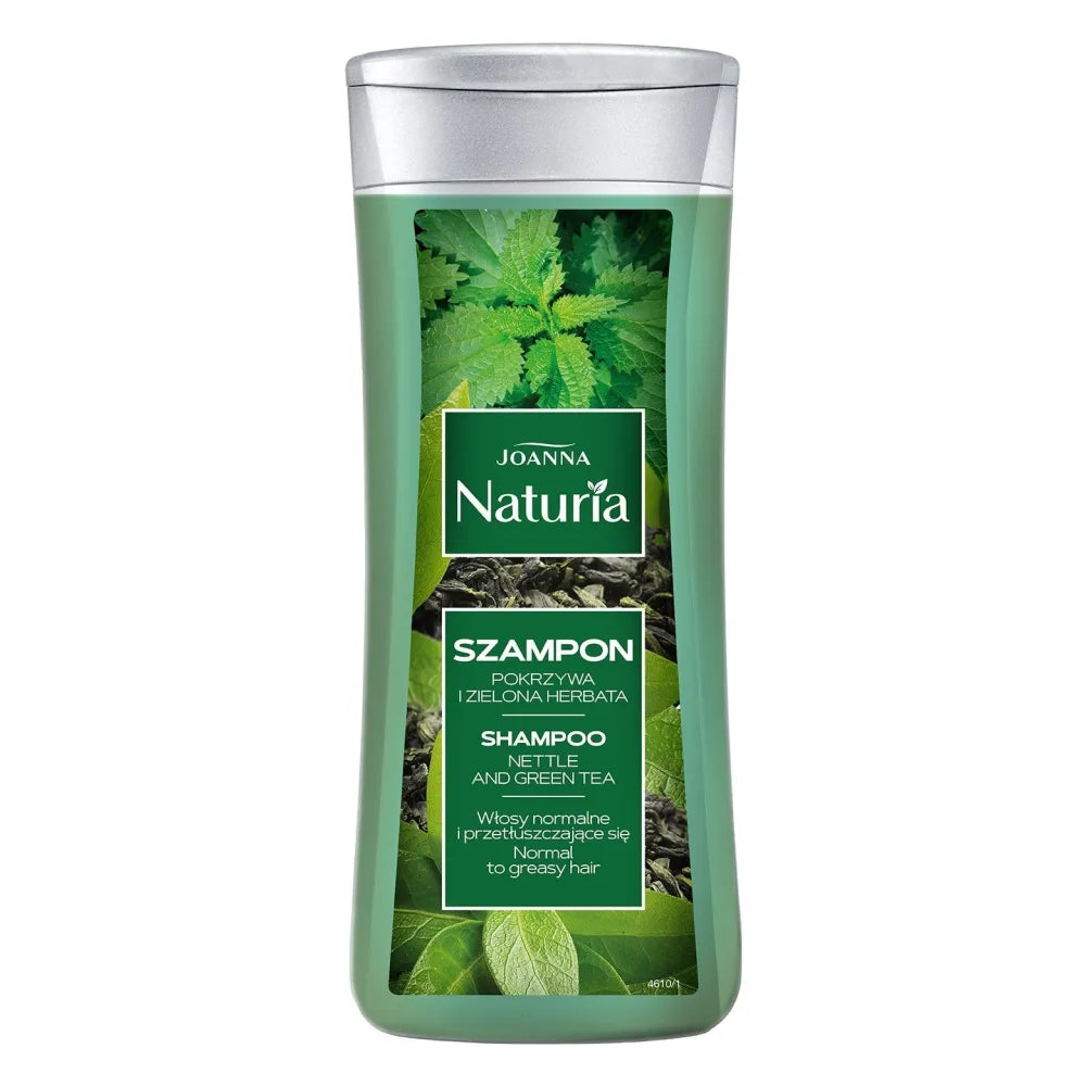 Joanna Naturia Nettle ir žaliosios arbatos šampūnas 200 ml - Kosmetika