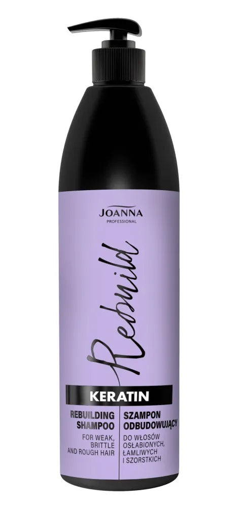JOANNA PROFESSIONAL Keratin Reconstructing Shampoo for Hair 1000 ml - Kosmetika