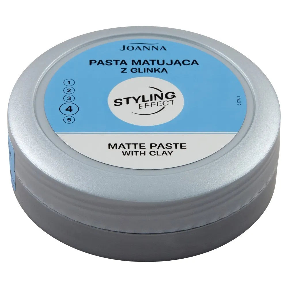Joanna Styling Effect matuojanti plaukų pasta su moliu - 100g - Kosmetika