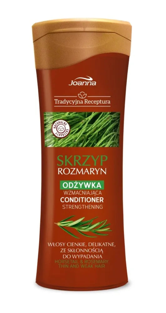 Joanna Traditional Recipe Stiprinantis plaukų kondicionierius su lauko šluota ir rozmarinu 300ml - Kosmetika
