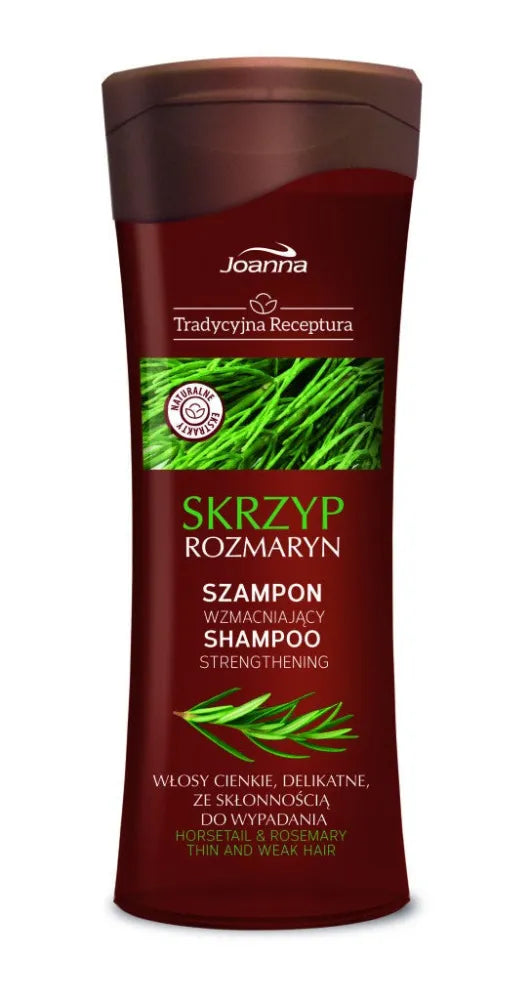 Joanna Traditional Recipe Stiprinantis šampūnas plaukams su šilko ir rozmarinu 300ml - Kosmetika