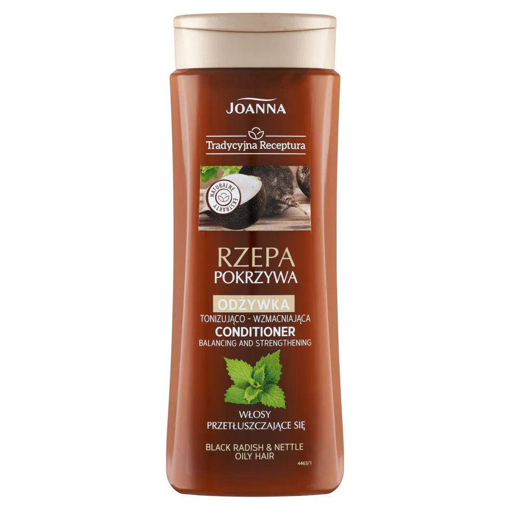 Joanna Traditional Recipe tonizuojantis ir stiprinantis plaukų kondicionierius su rapsu dilgėle 300 g - Kosmetika