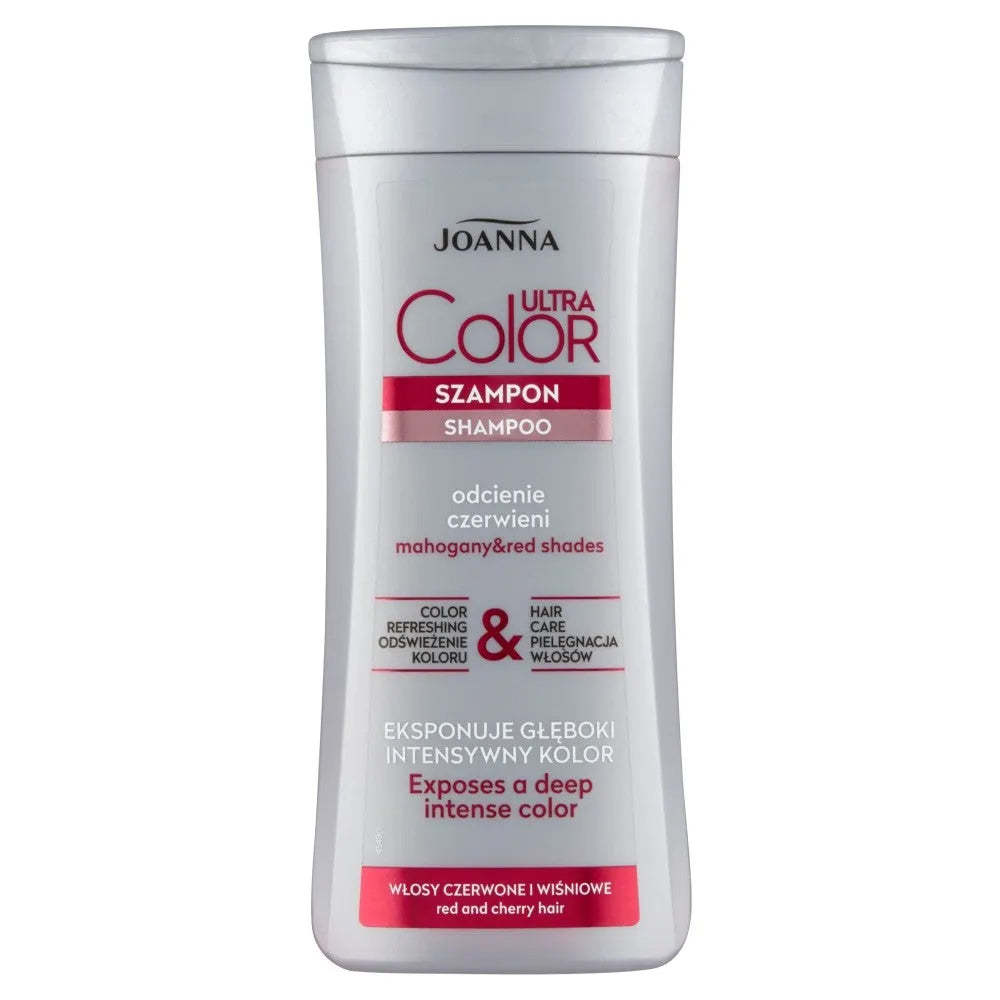 Joanna Ultra Color System šampūnas raudoniems ir vyšninės spalvos plaukams 200 ml - Kosmetika