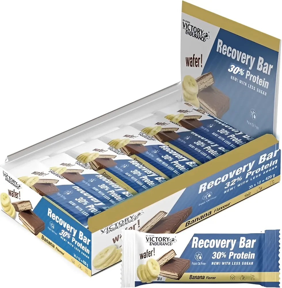 Joe Weider Victory Endurance Recovery Bar Banana - 12 x 35g - Maistas