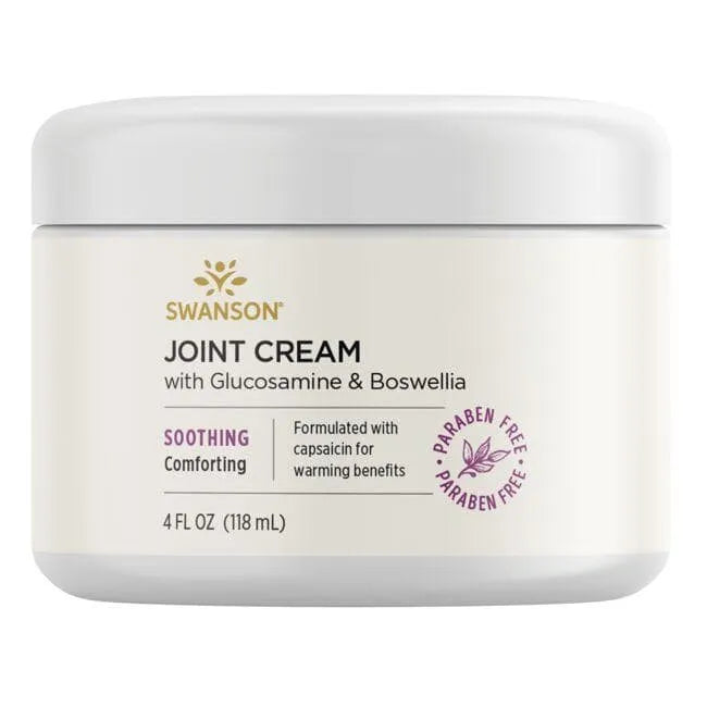 Joint Cream with Glucosamine & Boswellia - 118 ml - Sąnarių kremas su gliukozaminu ir bosvelija - Swanson - Kosmetika