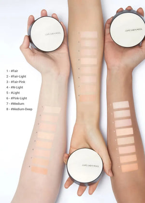 JSM Essential Skin Nuder Cushion veido pudra vidutinio intensyvumo 14 g - Kosmetika