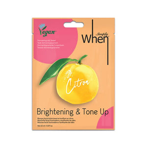 Kai Simply Brightening and toning facial sheet mask - Citron 23ml - Kosmetika