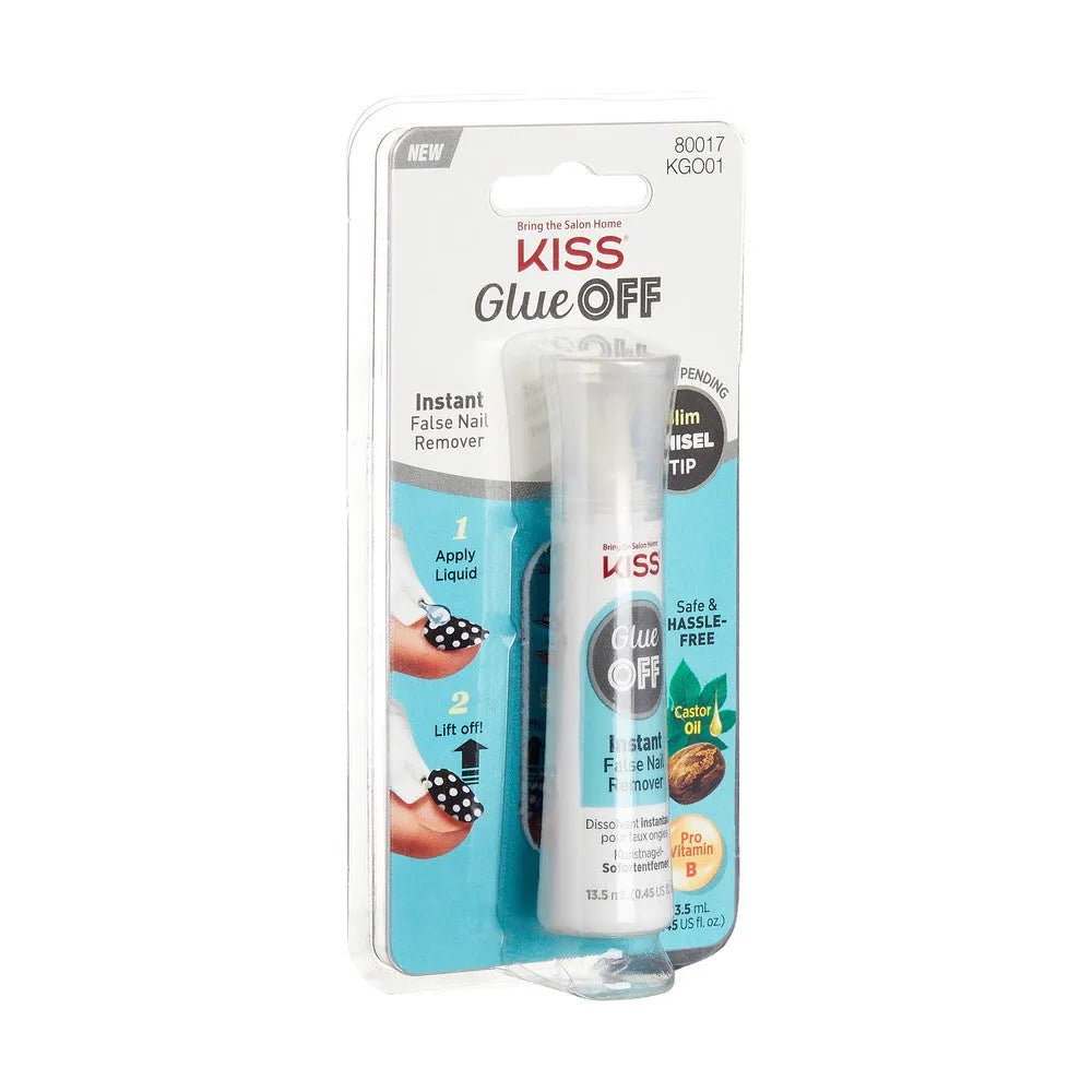 KISS Glue Off Netinkamų Nagų Valiklis 13.5ml - Kosmetika