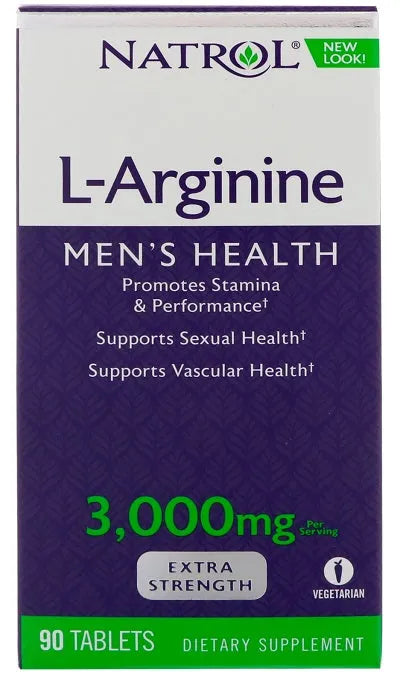 L-Arginine 3000mg - 90 tabs - Natrol - Papildai