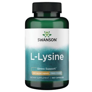 L-Lysine - L-lizinas - 500 mg - N100 - Swanson - Papildai