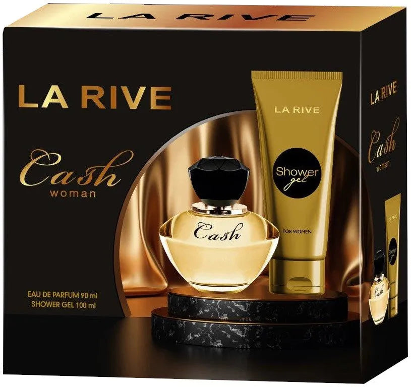 La Rive for Woman Cash dovanų rinkinys (eau de parfum 90ml + dušo gelis 100ml) - Kosmetika