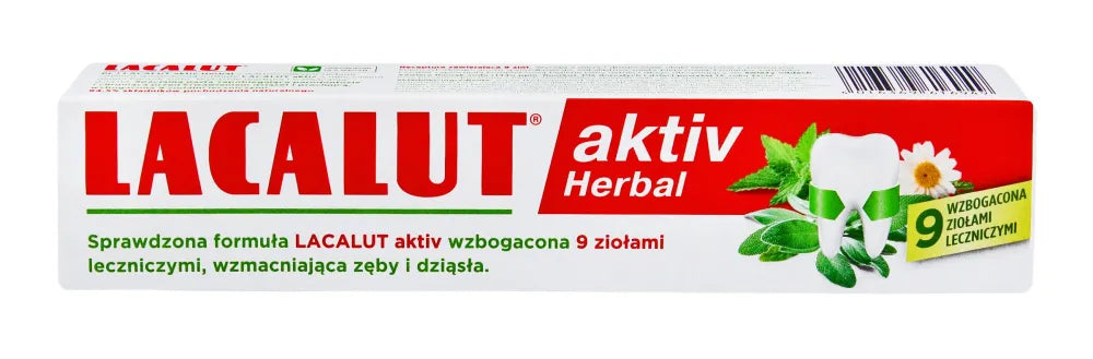 Lacalut Activ Herbal Dantų Pasta 75 ml - Kosmetika