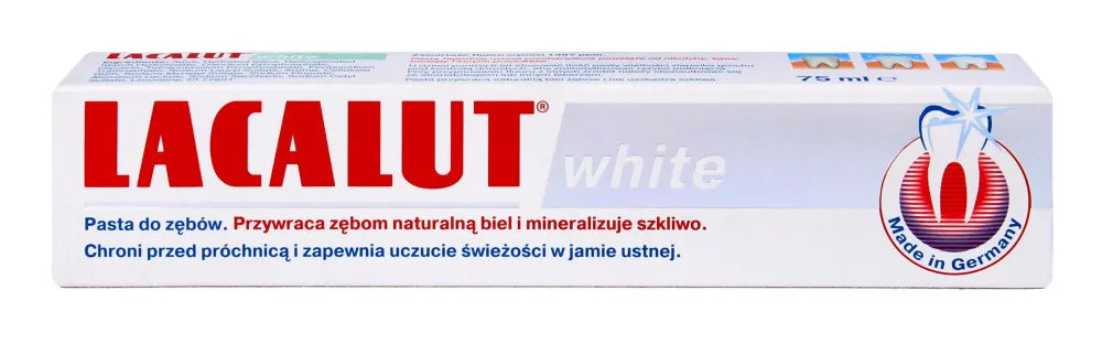 Lacalut balinantis dantų pasta 75ml - Kosmetika