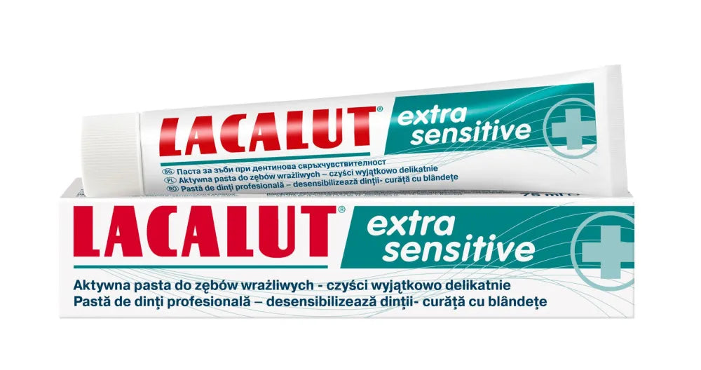 Lacalut Extra Sensitive Dantų pasta 75ml - Kosmetika