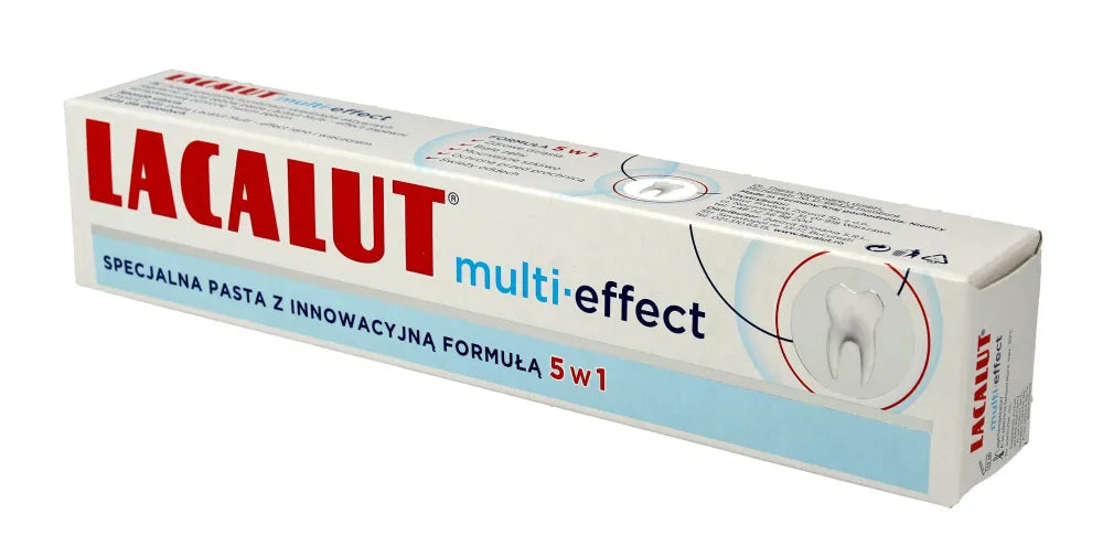 Lacalut Multi-Effect 5in1 Dantų pasta 75ml - Kosmetika