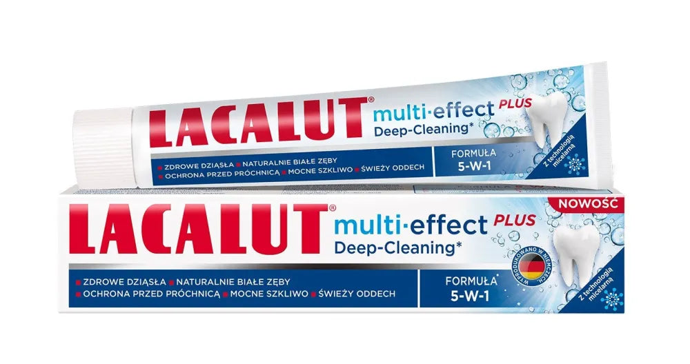 LACALUT Multi-Effect 5in1 Plus Dantų pasta 75ml - Kosmetika
