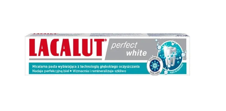 Lacalut Perfect White dantų pasta 75ml - Kosmetika