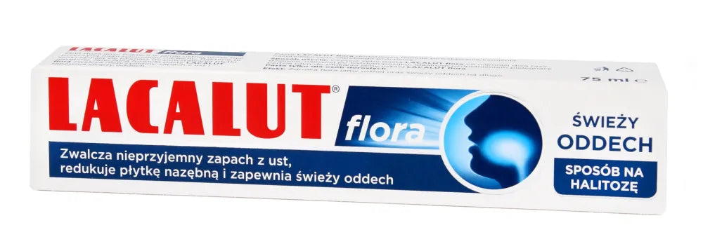Lacalut Toothpaste Flora 75ml dantų pasta - Kosmetika