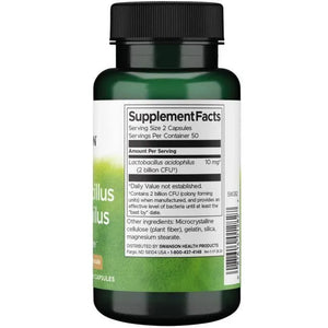 Lactobacillus Acidophilus - 1 mlrd. CFU - N100 - Probiotikas - Gerosios bakterijos - Swanson - Papildai