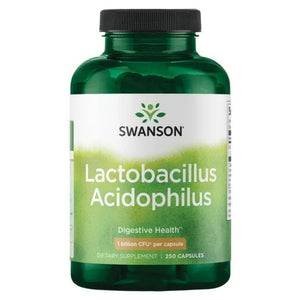 Lactobacillus Acidophilus - Probiotikai - Gerosios bakterijos - 1 mlrd. CFU - N250 - Swanson - Papildai