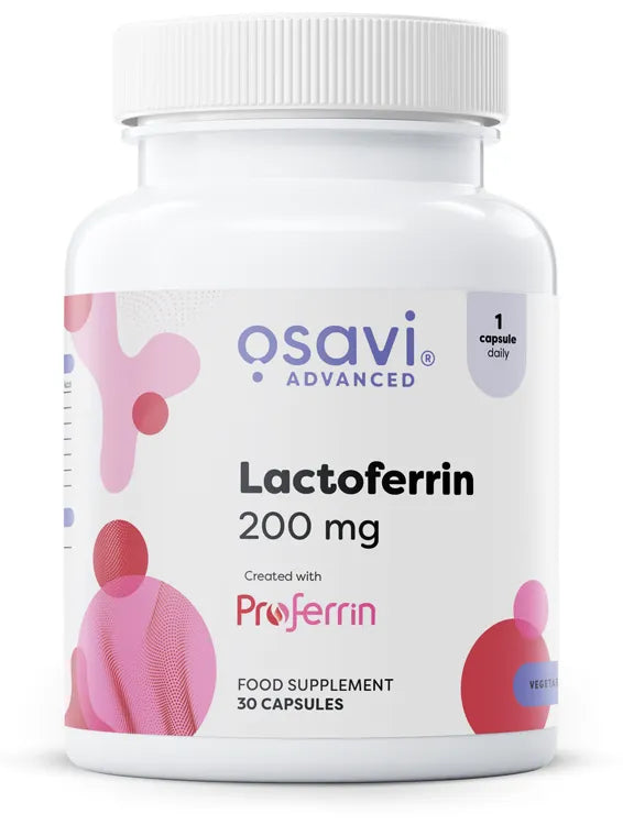 Lactoferrin 200mg - 30 caps - Osavi - Papildai