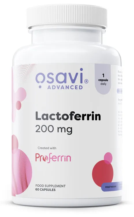 Lactoferrin 200mg - 60 caps - Osavi - Papildai