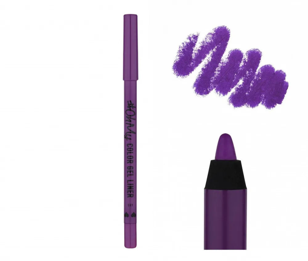 LAMEL OhMy Gel Pencil for Eyes Color Liner Nr. 405 - violetinė 1.4g - Kosmetika