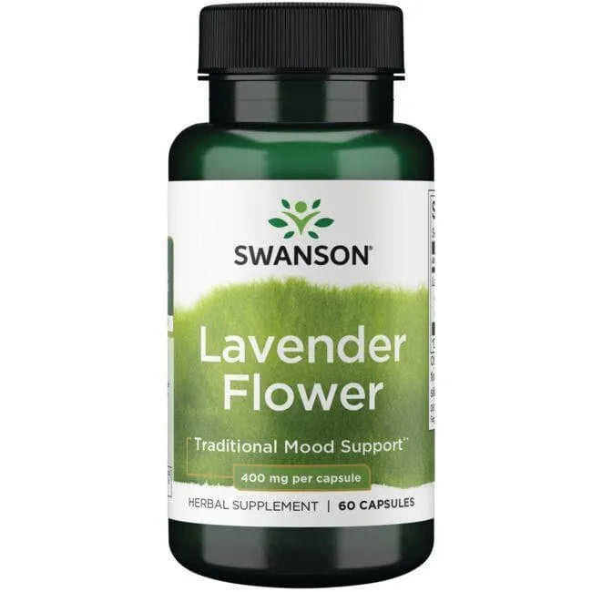 Lavender Flower - Levandų gėlė - 400 mg - N60 - Swanson - Papildai