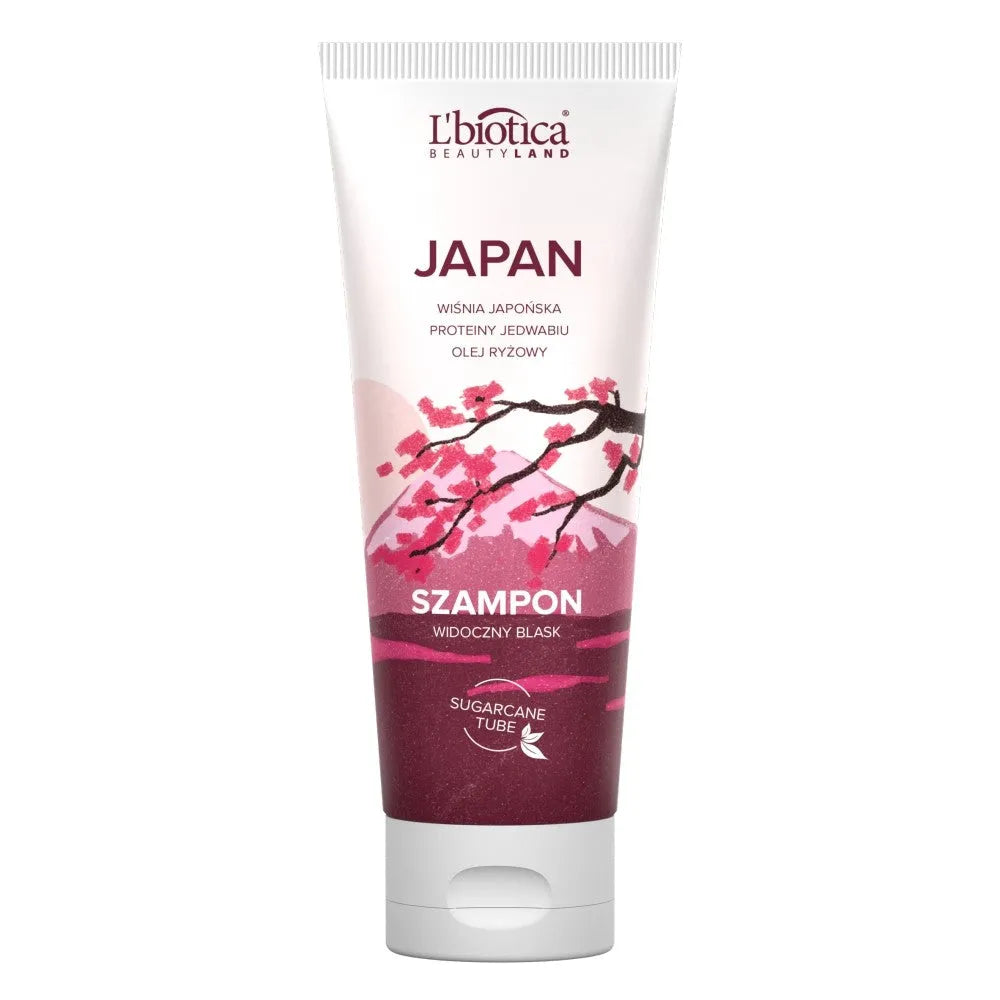 L’BIOTICA Beauty Land Japan Matomas blizgesys plaukams šampūnas 200ml - Kosmetika