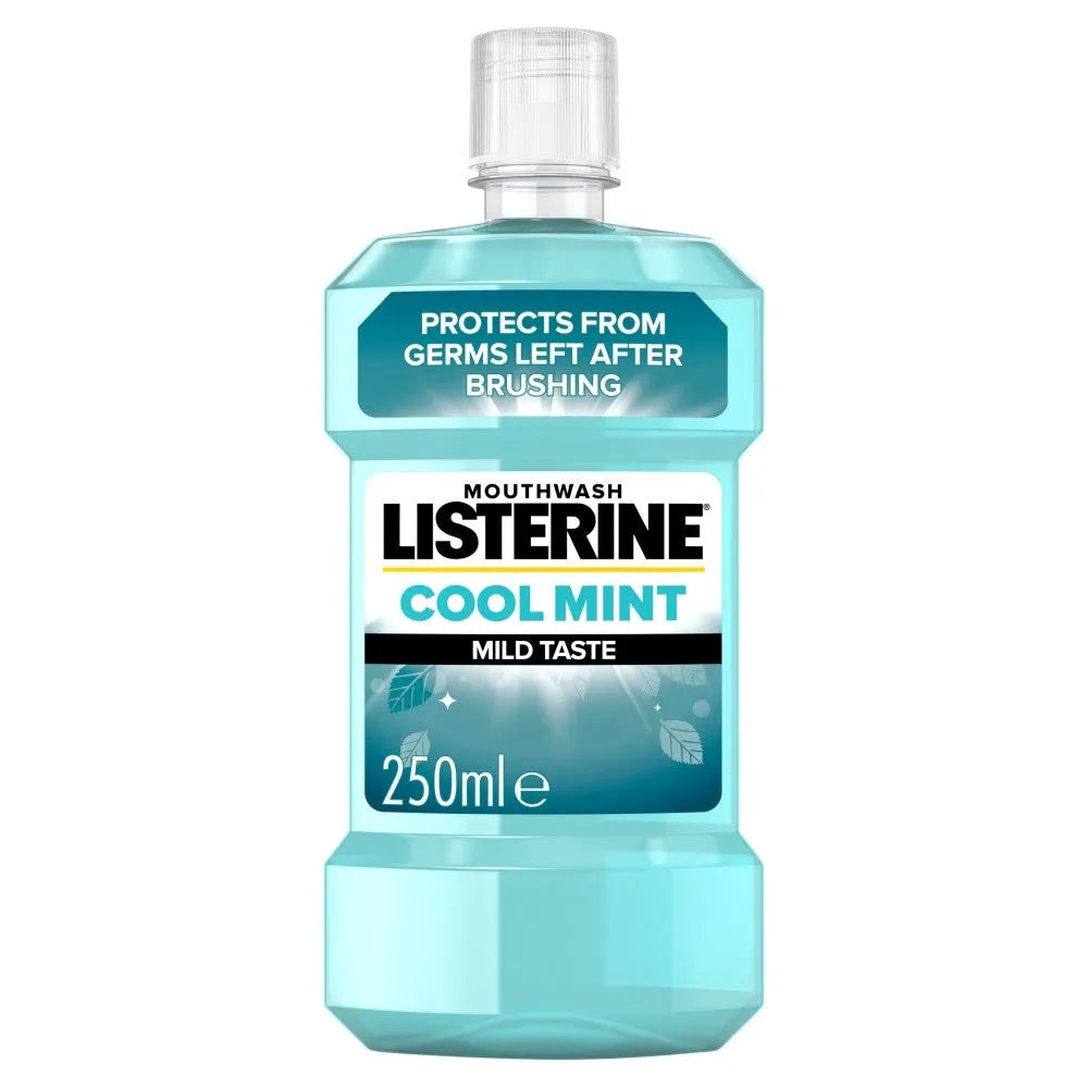 LISTERINE Cool Mint Mild Taste mouthwash without alcohol 250 ml. - Higiena