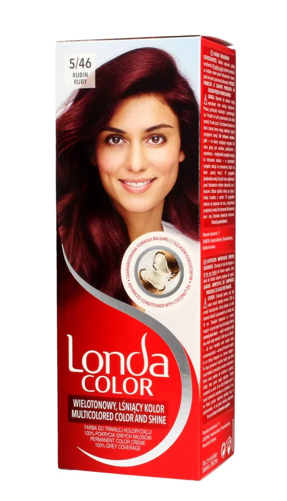 Londacolor Cream plaukų dažai Nr. 5/46 Ruby 1op. - Kosmetika