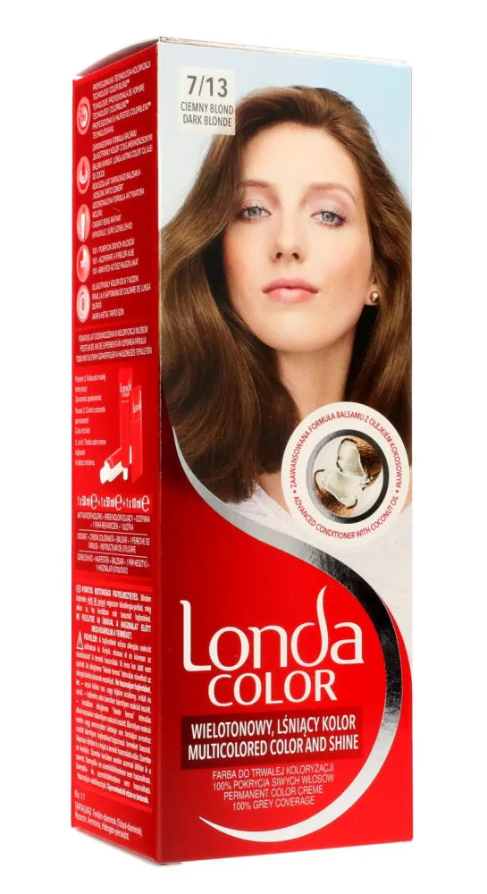 Londacolor Cream plaukų dažai Nr. 7/13 Tamsiai šviesūs 1op. - Kosmetika
